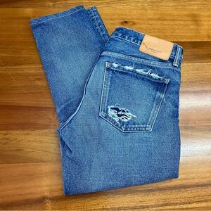 Moussy Vintage Blue Distressed Women’s Jeans